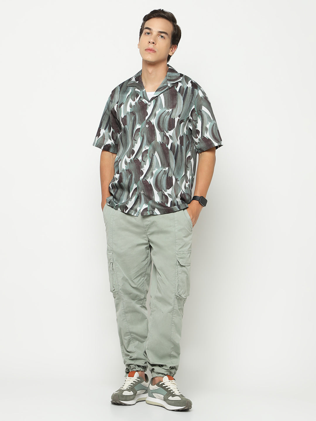 Immense BrushStroke Oversized Cotton Shirt