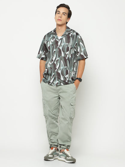 Immense BrushStroke Oversized Cotton Shirt