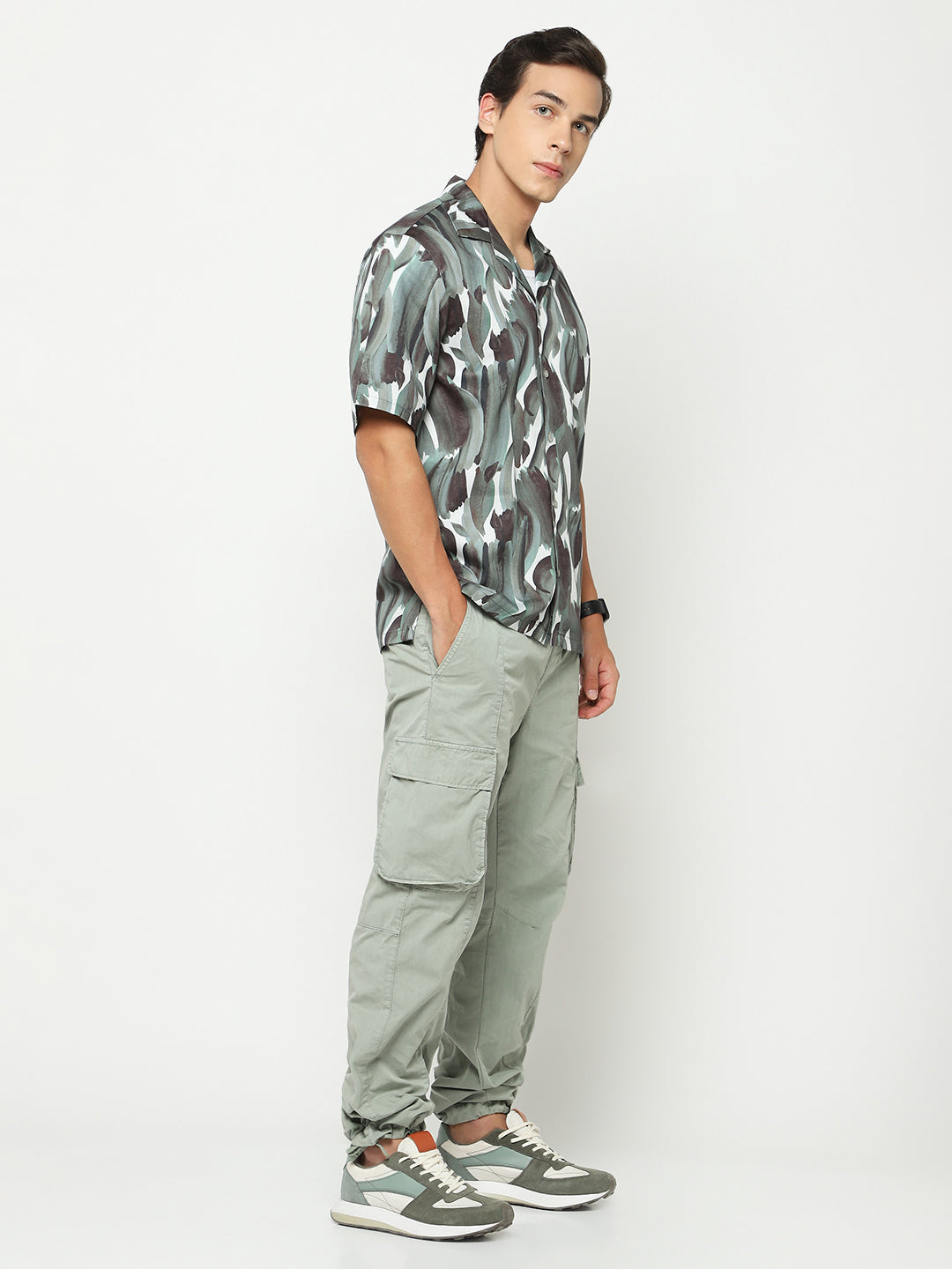 Immense BrushStroke Oversized Cotton Shirt