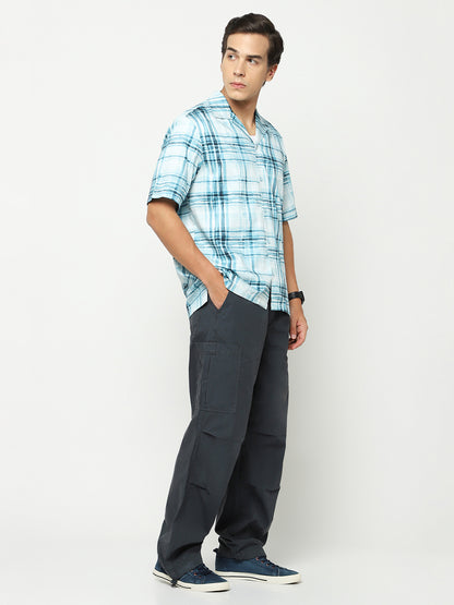 Modern Plaid Oversized Cotton Shirt