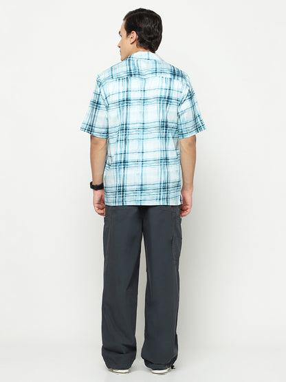 Modern Plaid Oversized Cotton Shirt