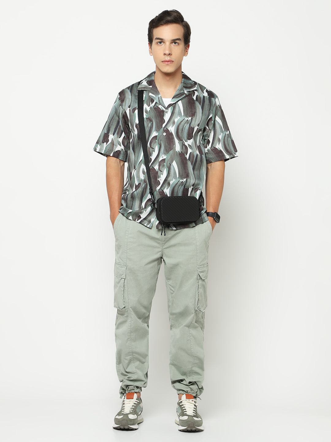 Immense BrushStroke Oversized Cotton Shirt