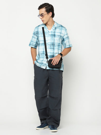 Modern Plaid Oversized Cotton Shirt