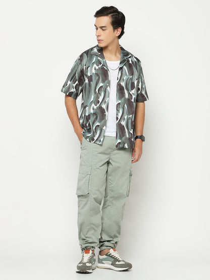 Immense BrushStroke Oversized Cotton Shirt